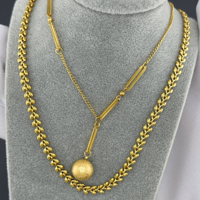 Colier Alexis Collection ALX87340C placat cu aur 18K [2]