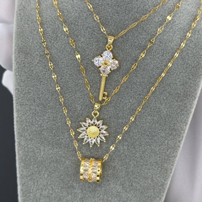 Colier Alexis Collection ALX87356C placat cu aur 18K [3]