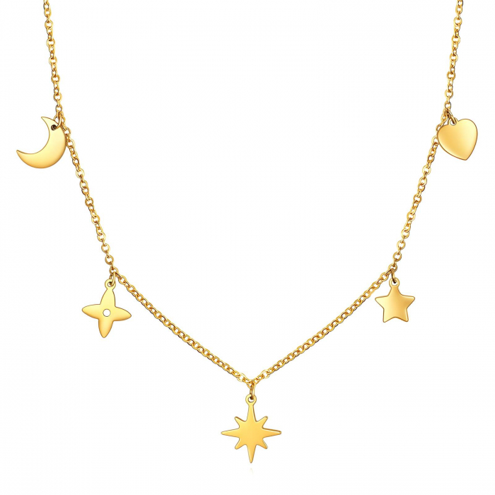 Colier Alexis Collection ALX87438C placat cu aur 18K [1]