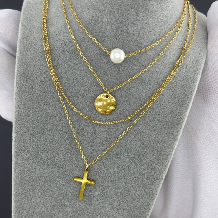 Colier Alexis Collection ALX87679C placat cu aur 18K [2]