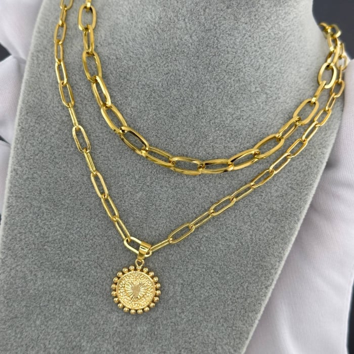 Colier Alexis Collection ALX87684C placat cu aur 18K [2]