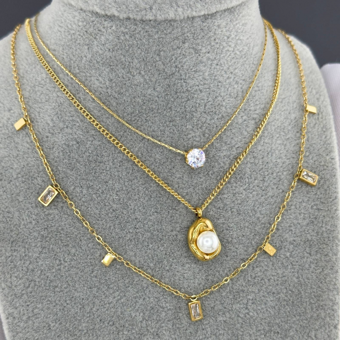 Colier Alexis Collection ALX87811C placat cu aur 18K [2]