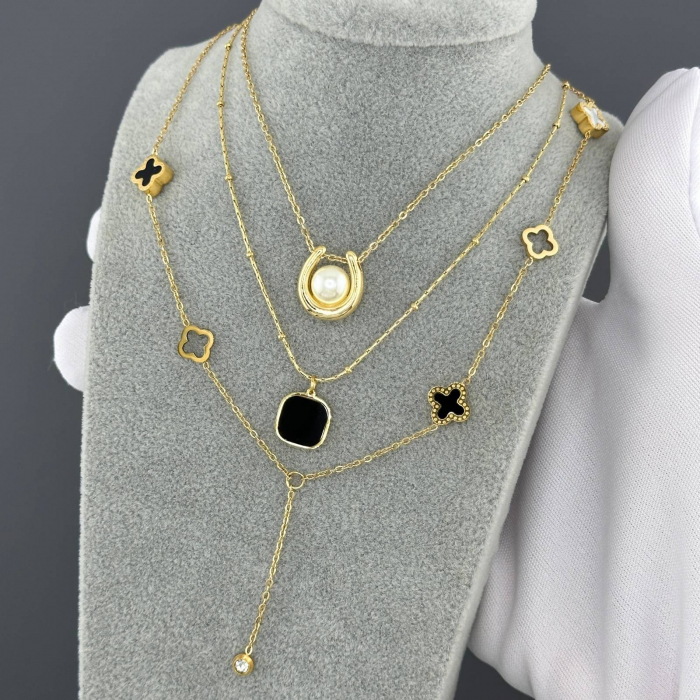 Colier Alexis Collection ALX87852C placat cu aur 18K [4]