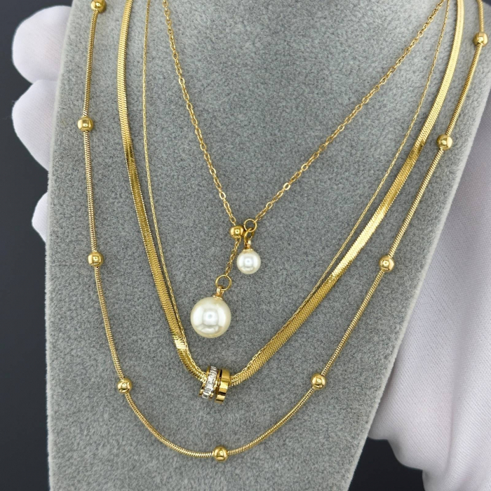 Colier Alexis Collection ALX87867C placat cu aur 18K [2]