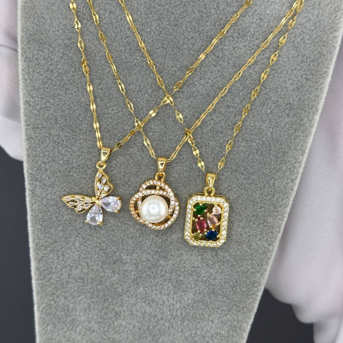 Colier Alexis Collection ALX87876C placat cu aur 18K [3]