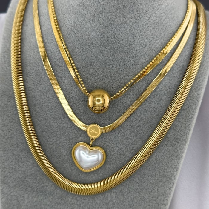 Colier Alexis Collection ALX87913C placat cu aur 18K [2]
