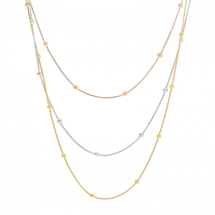 Colier Alexis Collection ALX87941C placat cu aur 18K [1]