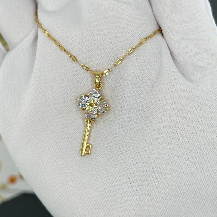 Colier Alexis Collection ALX87967C placat cu aur 18K [3]