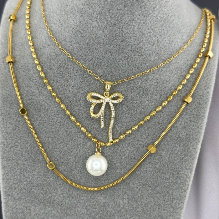 Colier Alexis Collection ALX88328C placat cu aur 18K [2]