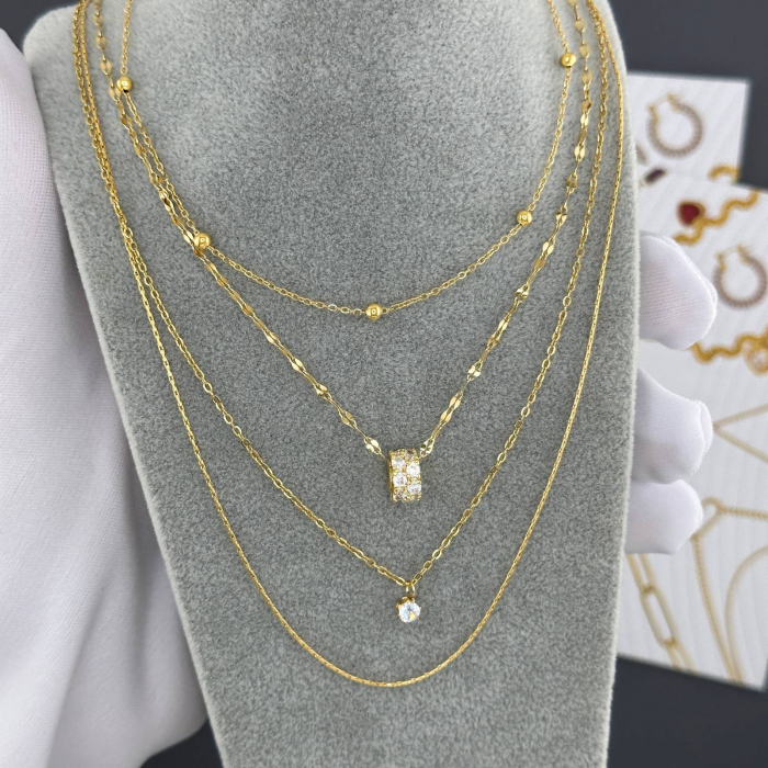 Colier Alexis Collection ALX88405C placat cu aur 18K [3]