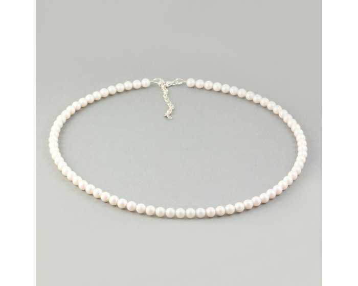 Colier din argint cu perle de cultura Primero Purity  Pearlescent White 6mm [3]