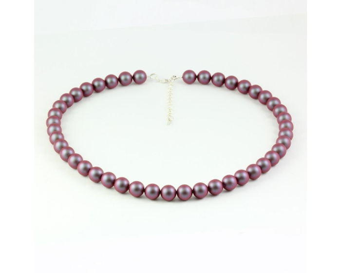 Colier din argint cu perle de cultura Primero Purity Iridescent Red 10mm [3]