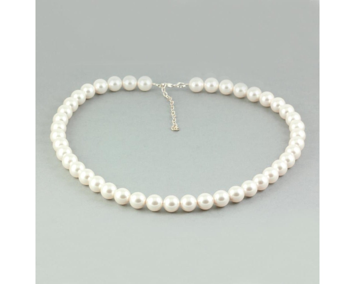 Colier din argint cu perle de cultura Primero Purity White 10mm [3]