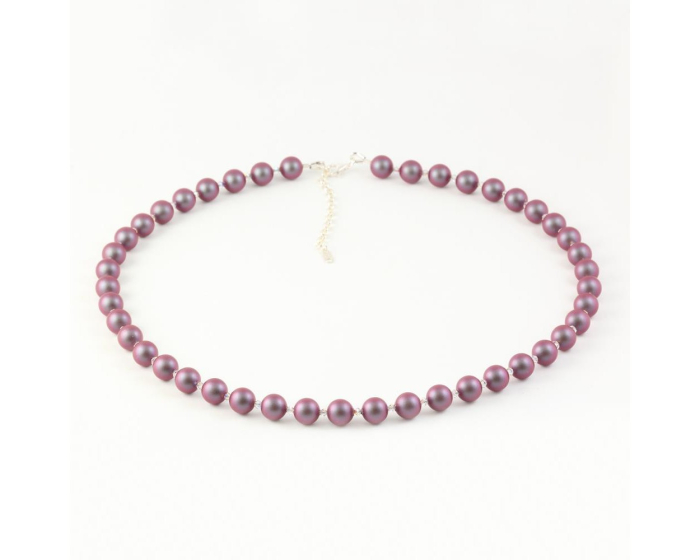 Colier din argint cu perle de cultura Primero Soft Iridescent Red [3]