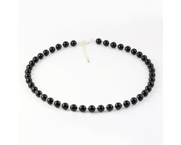 Colier din argint cu perle de cultura Primero Soft Mystic Black [3]