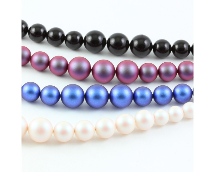 Colier din argint cu perle de cultura Primero Serenity Mystic Black [2]