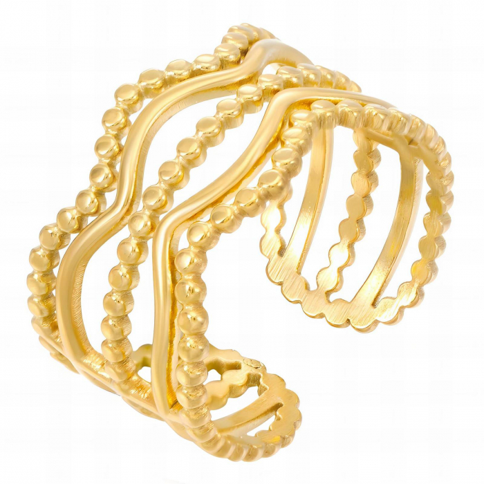Inel Alexis Collection ALX87099 placat cu aur 18K [1]