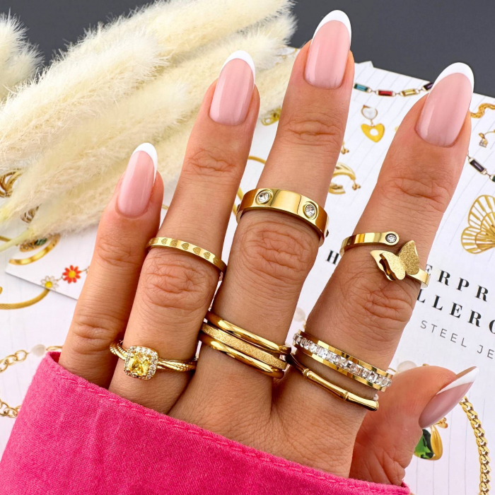 Inel Alexis Collection ALX87829 placat cu aur 18K [2]