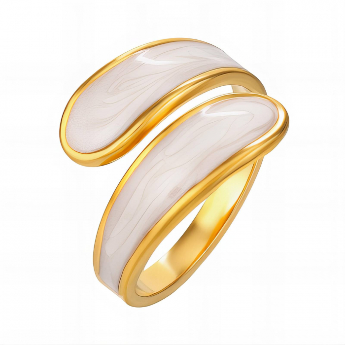 Inel Alexis Collection ALX88468 placat cu aur 18K [1]