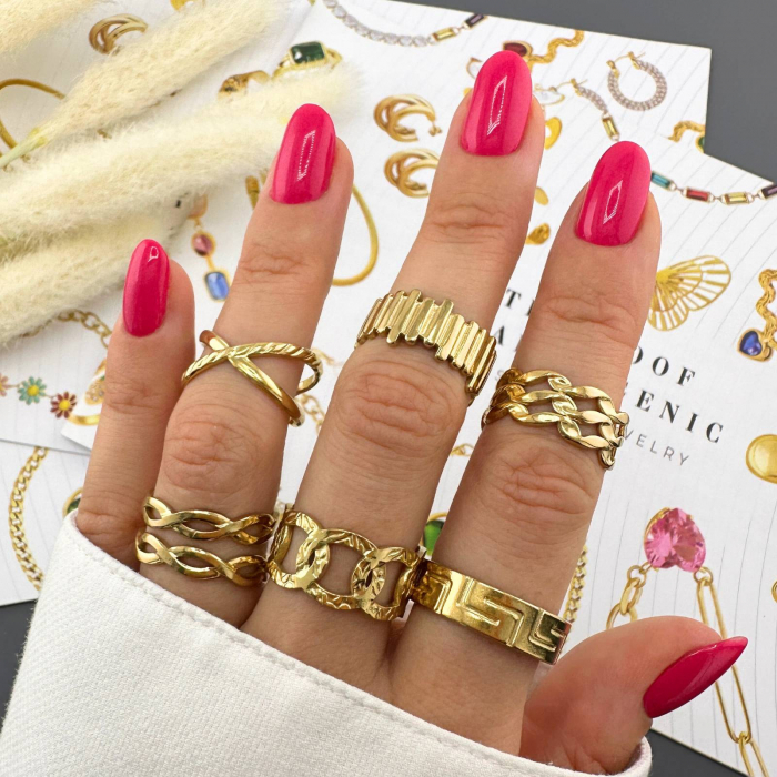 Inel Alexis Collection ALX88500 placat cu aur 18K [2]
