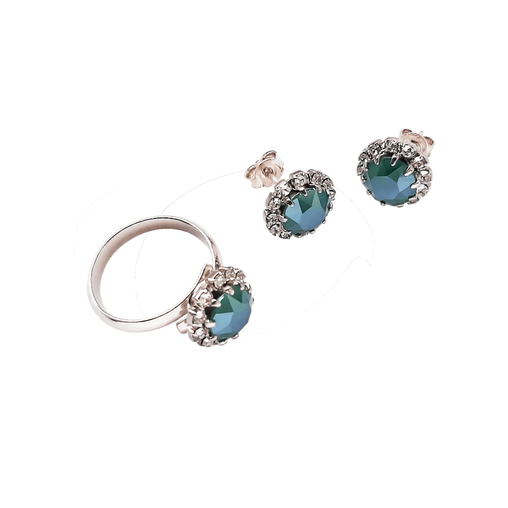 Set cadou cristale Swarovski Royal Green [4]