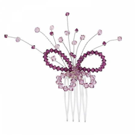 Accesorii par cristale Swarovski - Accesoriu par cristale Swarovski 8177 Amethyst & Light Amethyst