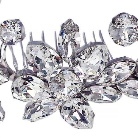 Accesoriu par mireasa cristale Swarovski 8171 Crystal [4]