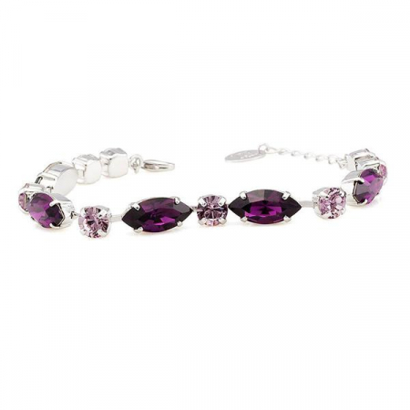 Bratari cristale Swarovski - Bratara cristale Swarovski 2038 Selena Amethyst