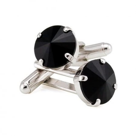 Butoni cristale Swarovski - Butoni cristale Swarovski 4122 Black