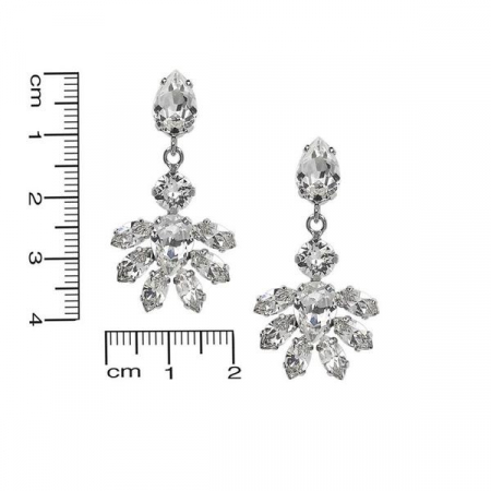 Cercei cristale Swarovski 3536 Abby Crystal [2]