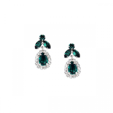 BIJUTERII SWAROVSKI - Cercei cristale Swarovski 3616 Ainara Emerald