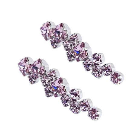 Cercei cristale Swarovski 3615 Annie Light Amethyst [2]