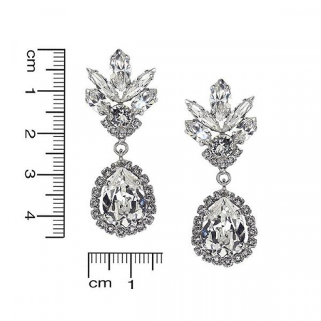 Cercei cristale Swarovski 3596 Eliana Crystal [2]