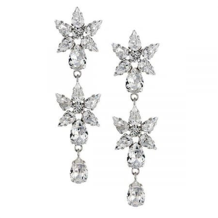 Cercei cristale Swarovski - Cercei cristale Swarovski 3561 Georgia Crystal
