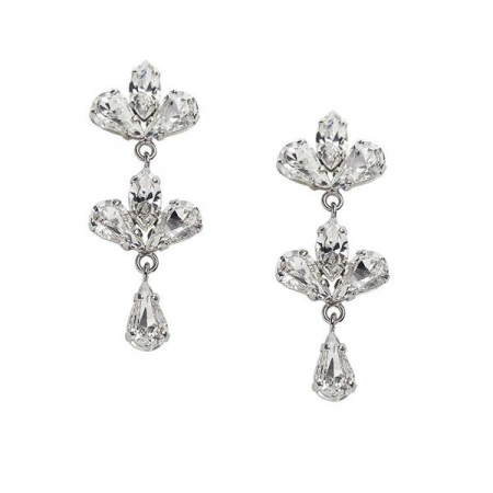 BIJUTERII SWAROVSKI - Cercei cristale Swarovski 3599 Midori Crystal