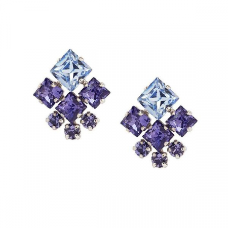 Cercei cristale Swarovski - Cercei cristale Swarovski 3614 Norma Violet