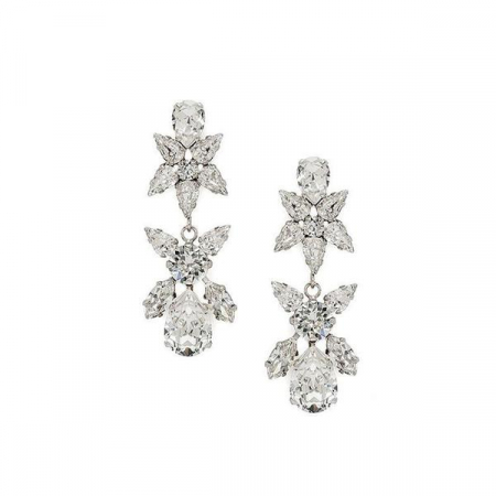 Cercei cristale Swarovski - Cercei cristale Swarovski 3199L Sparkly Crystal