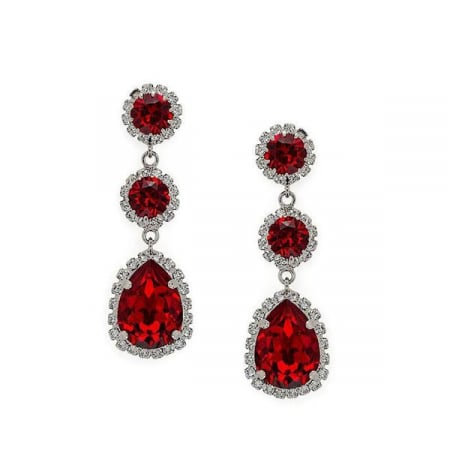 BIJUTERII SWAROVSKI - Cercei cristale Swarovski 3529 Tear Siam
