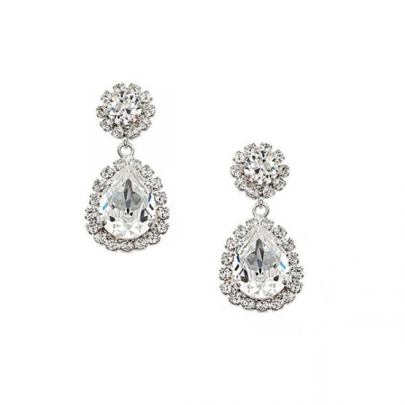 Cercei cristale Swarovski - Cercei cristale Swarovski 3563 Emily Crystal