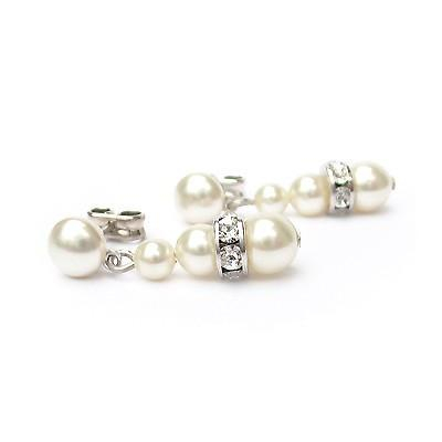 Cercei cristale Swarovski - Cercei perle Swarovski 3245 Cream Pearl