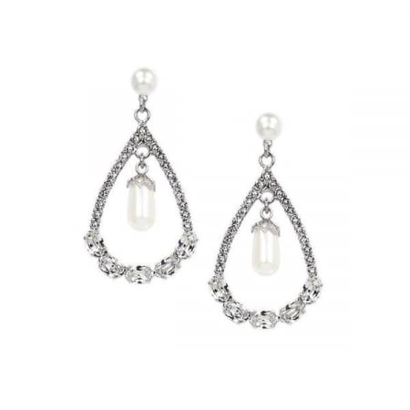 Cercei perle Swarovski Infinity Pearl [3]
