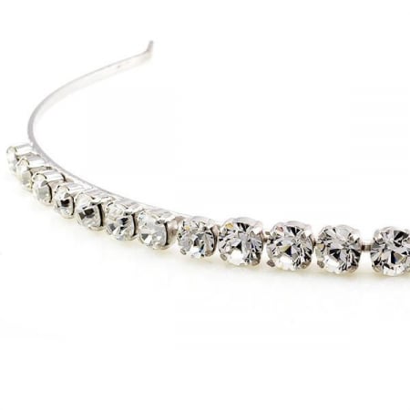 Diadema mireasa cristale Swarovski 8006 Crystal [1]