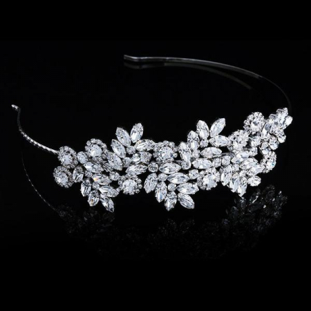 Diadema mireasa cristale Swarovski 8230 Adelie Crystal [1]