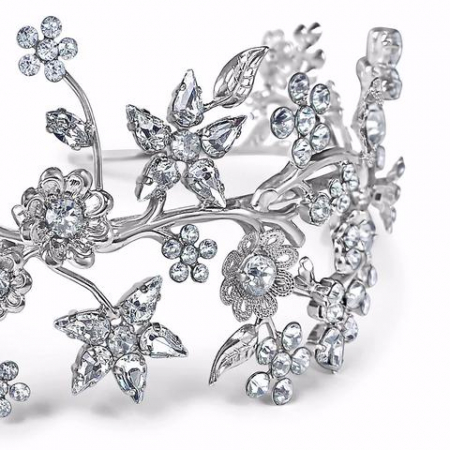Diadema mireasa cristale Swarovski 8235 Primavera Crystal [1]