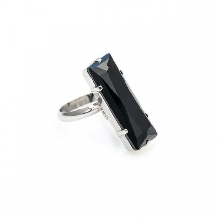 Inele cristale Swarovski - Inel cristale Swarovski 7072 Jet