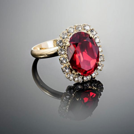Inele cristale Swarovski - Inel cristale Swarovski 7053 Vivian Siam G