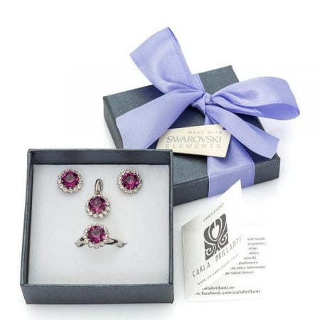 Seturi cadou cristale Swarovski - Set cadou cristale Swarovski Chiara Amethyst