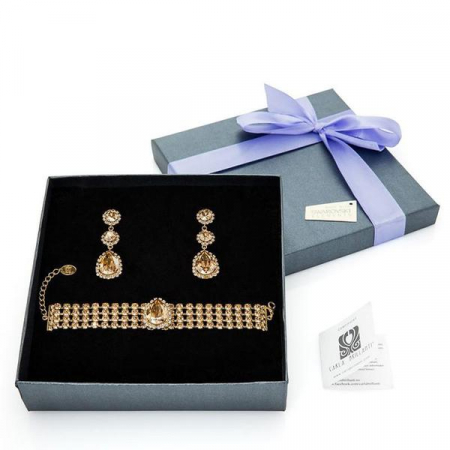 Seturi cadou cristale Swarovski - Set cadou cristale Swarovski Destiny Golden Shadow