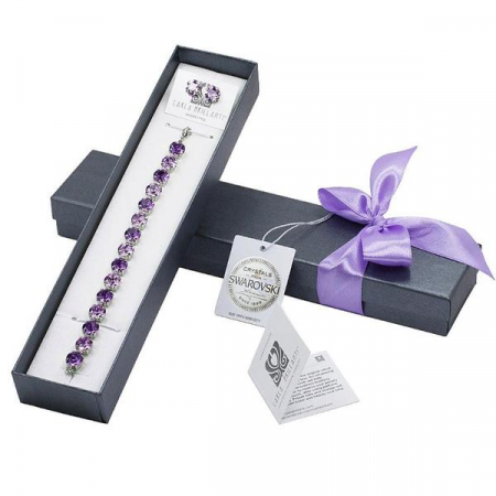 Seturi cadou cristale Swarovski - Set cadou cristale Swarovski Jeny Violet &Tanzanite