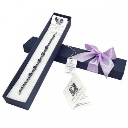 Seturi cadou cristale Swarovski - Set cadou cristale Swarovski Tina Tanzanite